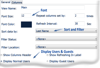 Change the Font and Display